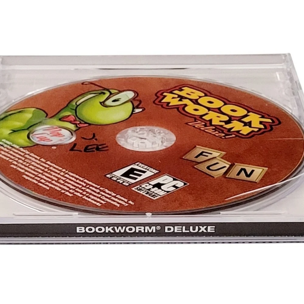 BOOKWORM DELUXE (PC CD-ROM, 2007) PopCap Mumbo Jumbo (Disc Only In Slim Case). T